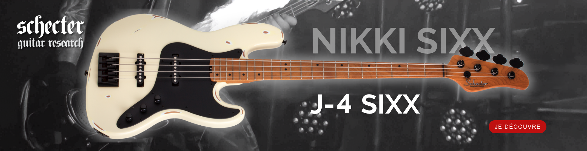 Découvrez la Schecter Nikki Sixx !